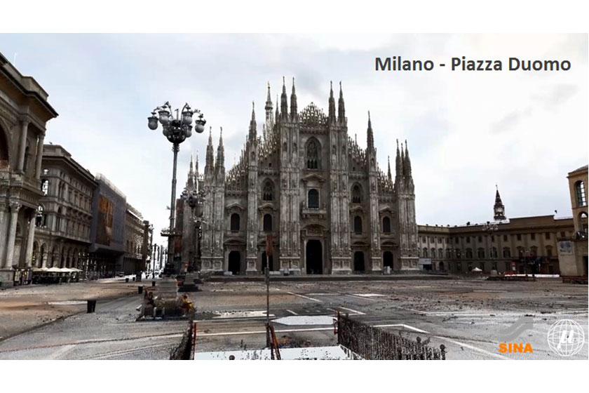 Rilievo Laser Scanner Piazza Duomo Milano